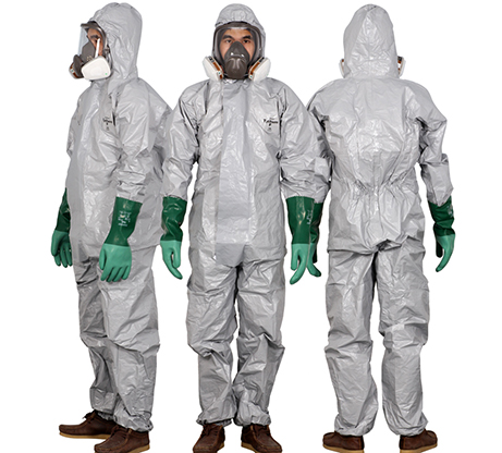 杜邦Tychem F級(jí)防酸堿防護(hù)服化工有機(jī)溶劑隔離防化服
