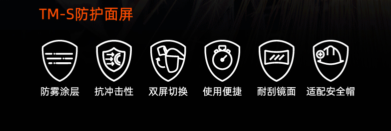 雙屏焊接打磨防護面屏(圖2)